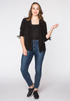 Cardi-jacket pull string DOLCE - black - #1