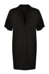 Jacket frill sleeve Interlock - black - #3