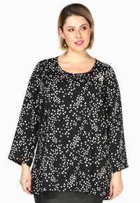 Tunic pearls CONFETTI - black - #1