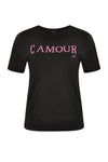 Shirt wide short sl L'amour - black - #4