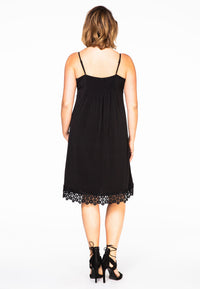 Spaghettiträgerkleid Spitze DOLCEDress spag lace DOLCE - black - #3