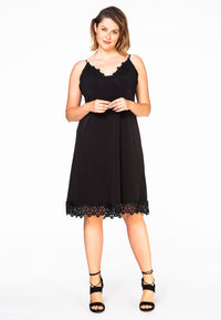 Spaghettiträgerkleid Spitze DOLCEDress spag lace DOLCE - black - #2