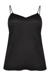 Singlet spaghetti SILK - black - #4