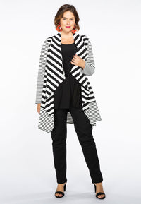 Cardigan STRIPE MIX - white - #2