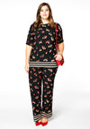Trousers long CHERRY - black