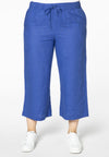 Trousers 7/8 LINEN - light blue - #2