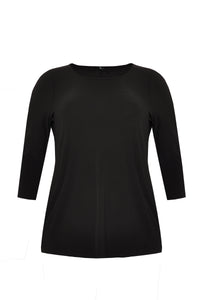 Shirt straight 3/4 sl DOLCE - black - #3