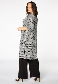 Cardigan Taillenband SNAKECardigan SNAKE - white - #3