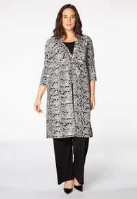 Cardigan Taillenband SNAKECardigan SNAKE - white - #2