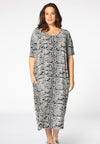 Dress wide SNAKE - white - #2