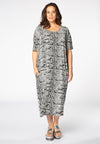 Dress wide SNAKE - white - #1