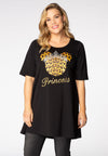 Tunic wide bottom Princess - black - #1