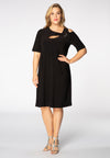 Kleid DOLCE asymmetrischer AusschnittDress DOLCE asymmetric neck - black - #2
