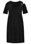 Kleid DOLCE asymmetrischer AusschnittDress DOLCE asymmetric neck - black - #4