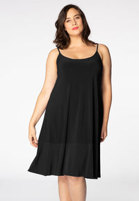 Dress spaghetti straps DOLCE - black - #1