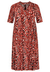 Kleid offenen Ausschnitt RED LEODress cut-out RED LEO - red - #4