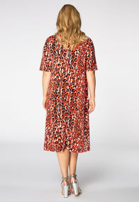 Kleid offenen Ausschnitt RED LEODress cut-out RED LEO - red - #3