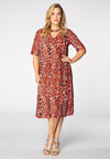 Kleid offenen Ausschnitt RED LEODress cut-out RED LEO - red - #2