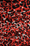 Kleid offenen Ausschnitt RED LEODress cut-out RED LEO - red - #5