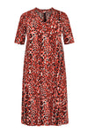 Kleid offenen Ausschnitt RED LEODress cut-out RED LEO - red - #4