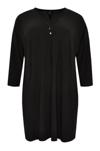 Tunika mit Perlen-Detail DOLCETunic placket DOLCE - black - #4