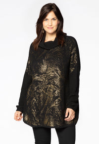 Pullover gold spray - black - #2
