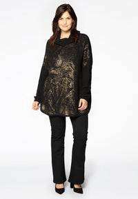 Pullover gold spray - black - #1