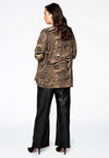 Shirt wide geknotetes Detail ZEBRAShirt ZEBRA wide knot - brown - #3