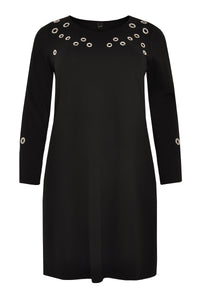 Dress INTERLOCK rings - black - #4