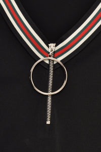 Tunika DOLCE wide bottom ReißverschlussTunic DOLCE wide bottom zip - black - #5