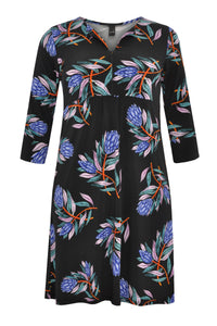 Dress VERA waistseam - black - #4