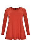 Tunic DOLCE flare long sleeve - orange - #2