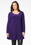 Tunic wide bottom DOLCE - purple - #1