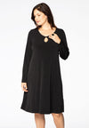 Dress wide bottom DOLCE - black - #1