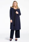 Cardigan LUREX pleated - blue - #1