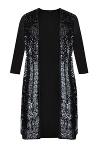 Cardigan SEQUINS - black - #4