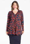 Tunika LEA Knoten V-AusschnittTunic LEA knot v-neck - blue - #2