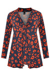 Tunika LEA Knoten V-AusschnittTunic LEA knot v-neck - blue - #4