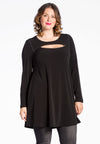 Tunic DOLCE wide bottom studs - black - #2