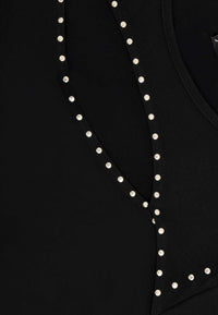 Tunic DOLCE wide bottom studs - black - #5