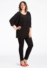 Top DOLCE strass - black - #2