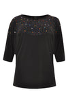 Top DOLCE strass - black - #4