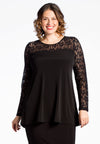 Tunic DOLCE flare lace - black - #1