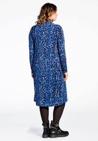 Kleid mit V-Ausschnitt BLUE LEODress BLUE LEO v-neck - blue - #3