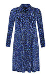 Kleid mit V-Ausschnitt BLUE LEODress BLUE LEO v-neck - blue - #4