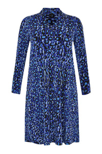Kleid mit V-Ausschnitt BLUE LEODress BLUE LEO v-neck - blue - #4