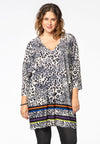 Tunika RAINBOW mit lockerem SchnittTunic wide RAINBOW - multi - #1
