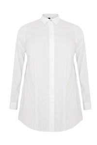 Shirt COTTON STRETCH - white - #4