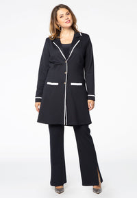 Trousers slits INTERLOCK - blue - #1