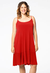 Dress spaghetti straps DOLCE - red - #1